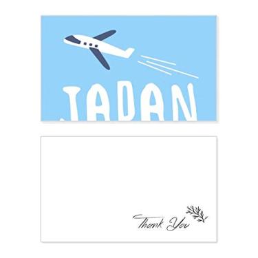 Imagem de Cartão de agradecimento de aniversário para viagens de avião japonês