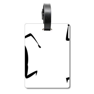 Imagem de Egypt Abstract Totem Fresco Funny Suitcase Bag Tag Luggage Card Hanging Scutcheon Label