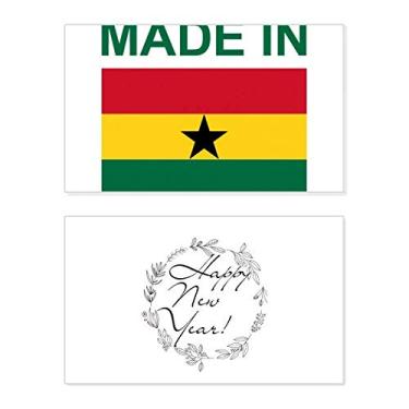 Imagem de Cartão de felicitações Made In Ghana Country Love New Year Festival Bless Message Present