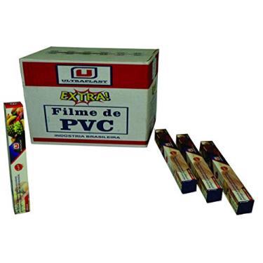 Imagem de 25 Rolos Filme Filmito De Pvc 28cmx300m - Ultra (1cx)