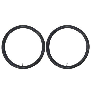 Imagem de Deryang Tubo de bicicleta, resistente ao desgaste, confortável, 2 peças, tubo interno para bicicleta Schrader, bicicleta de roda pequena para bicicleta dobrável, casa (222.125)