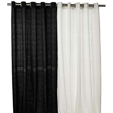 Imagem de Cortina Madri Casa D'Oro Preta