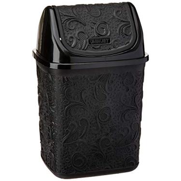 Imagem de CESTO DE PIA 4,5L RENDA FLORAL PP - PR