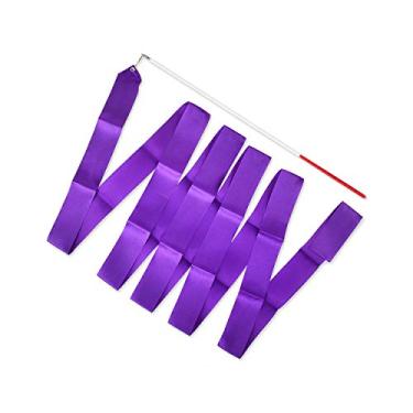 Imagem de ACE SELECT Dance Ribbons with Wands 4m Rhythmic Gymnastics Ribbon Dance Streamer for Kids Baton Twirling