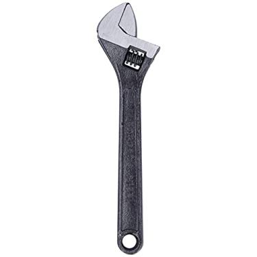 Imagem de Conjunto de chaves ajustáveis, chave ajustável de operação simples com um cabo ergonômico para chave inglesa, ferramenta manual de metal com escala