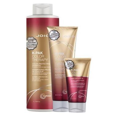 Imagem de Joico K-Pak Color Therapy Shampoo 1L Condicionador 250ml Tratamento 15