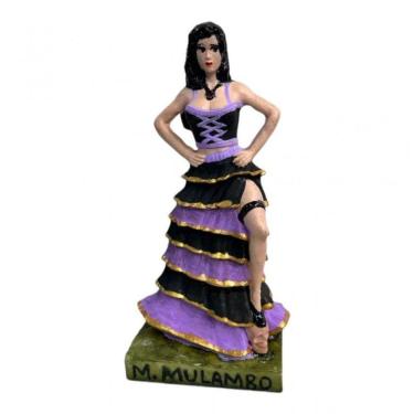 Imagem de Escultura Pomba Gira Maria Mulambo 15 Cm Em Resina