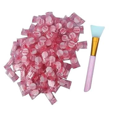 Imagem de 30un Máscara Descartável Desidratada e Pincel Limpeza Facial