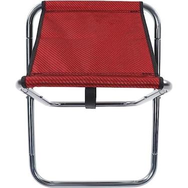 Imagem de Banqueta Telescópica Dobrável Para Acampamento, Banco Dobrável Portátil Com Rolamento De Carga De 150kg, À Prova De Rasgos Para Viagens Ao Ar Livre,Rood,Bonny369