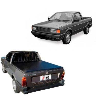 Imagem de Capota Lona Marítima Flash Cover p/ Saveiro 1982 até 1997 Com Grade