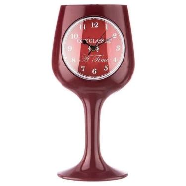 Imagem de Relógio De Parede Modelo Taça De Vinho 35 Cm - Yin's - Yin's - Imporie