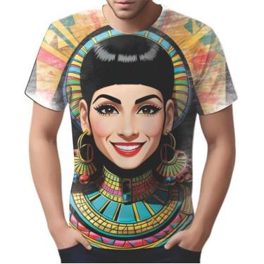 Imagem de Camiseta Camisa Tshirt  Cleopatra Pop Art Egito Egipcia Hd 3 - Enjoy S