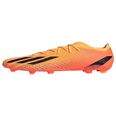 Imagem de adidas Unissex-Adulto X Speedportal.2 Sapato de Futebol Terrestre Firme, Ouro solar/preto/laranja equipe, 11 Women/10 Men
