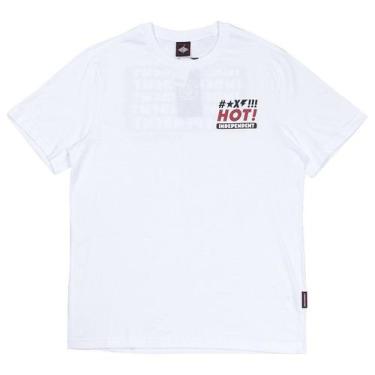 Imagem de Camiseta Independent Fn Hot Bar Stack Branco