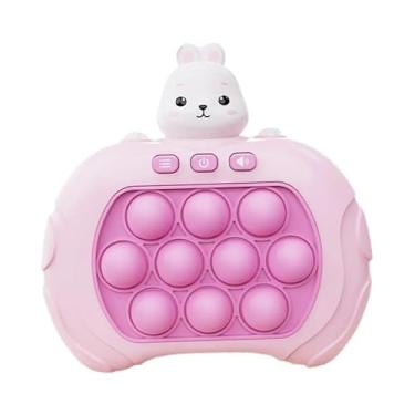 Imagem de Pop It Eletrônico Anti-Stress: Brinquedo Bolhas Relaxantes e Divertidas para Crianças e Adultos Fidget Toy Sensorial Seguro Premium (Coelho)