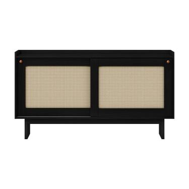 Imagem de Aparador Buffet 2 Portas de Correr Átria 1295 Carraro Preto