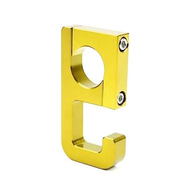 Imagem de Acessórios de gancho de guidão de motocicleta de liga de alumínio para quadriciclo, carro, bebê, etc. Gancho de armazenamento para garrafa. (dourado, estilo 9)