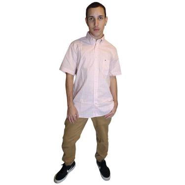 Imagem de Camisa Masculina Tommy Hilfiger Xadrez Rosa-Masculino