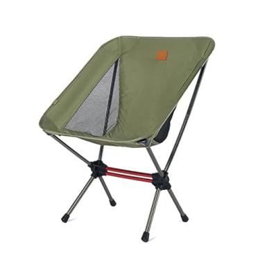 Imagem de Naturehike Cadeira de acampamento, dobrável com bolsa de armazenamento, portátil ao ar livre para adultos, leve, suporta 120 kg, mochila para pesca, caminhadas, praia, gramado