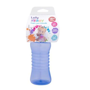 Imagem de Copo Clean Com Canudo +18 Meses 300ml Lolly Azul