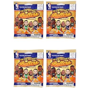Imagem de Teenymates Party Animal Big Shot Ballers 2021-22 NBA Series 1 Figures Blind Bags Gift Set Party Bundle - 4 Pack