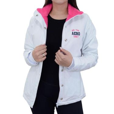 Imagem de Jaqueta Feminina Aeropostale Peluciada Branca - 988091-Feminino