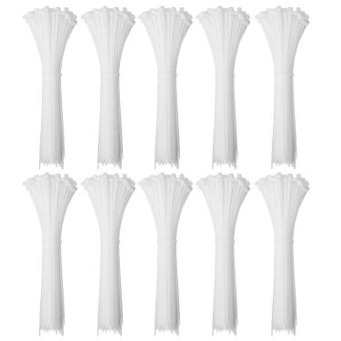 Imagem de Abraçadeira Nylon Enforca Gato 4,8X200Mm Branco Com 1000 Un