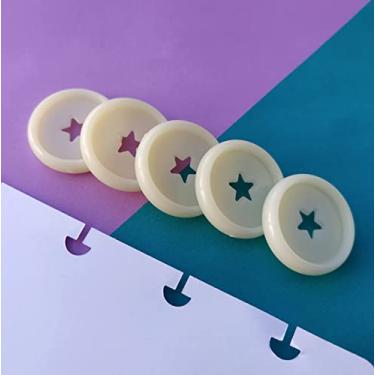 Imagem de Kit 12 Discos G 32mm de Caderno Infinito Sistema Inteligente Amor Infinito Cadernos - Estrela (Leite Condensado)