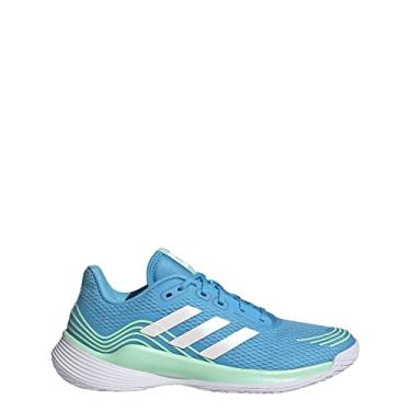 Imagem de adidas Novaflight Tênis de vôlei feminino, azul, tamanho 36