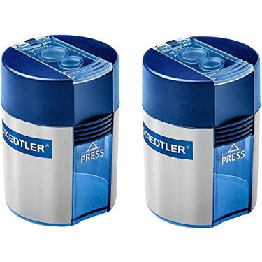 Imagem de Staedtler Apontador de lápis de banheira com furo duplo, sem embalagem (pacote com 2)