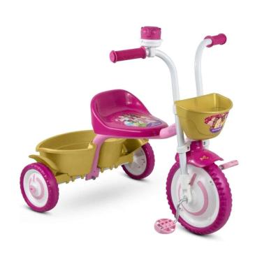 Imagem de Triciclo Infantil Motoca Das Princesas Da Disney - Nathor