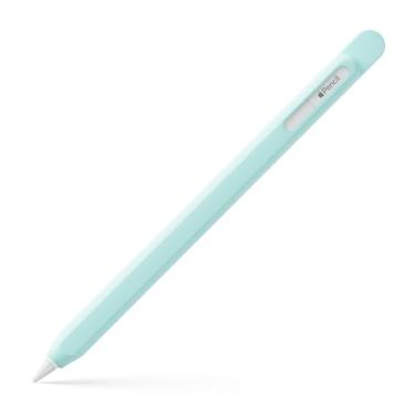 Imagem de UPPERCASE Capa protetora de silicone premium NimbleSleeve para iPad Apple Pencil USB-C apenas (menta)