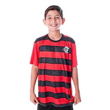 Imagem de Camisa Flamengo Shout Infantil - Vermelha e Preta