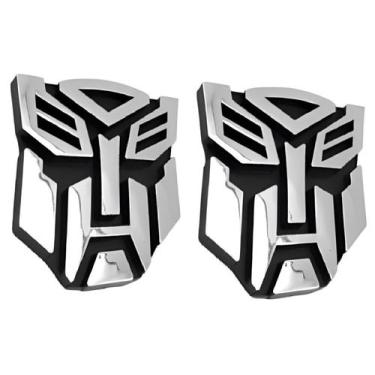 Imagem de Kit 2 Emblema Adesivo Transformers Autobot Automotivo - Marçon