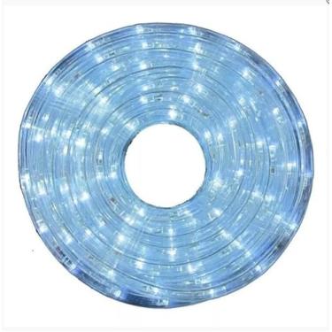 Imagem de Mangueira Iluminada 162 leds Pisca 110v 10m Tomada Decoração Natal (Branco Frio)