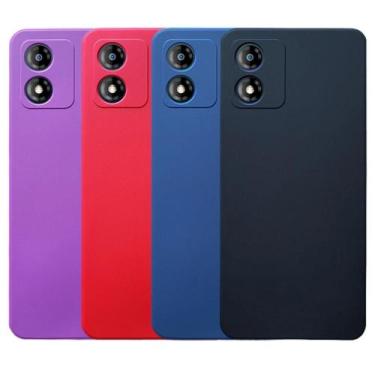 Imagem de Capa Capinha de celular Silicone Motorola Moto E13 Aveludada - RICADOR