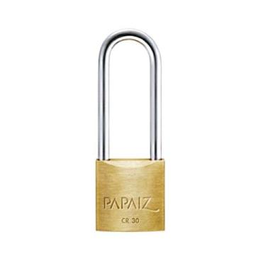 Imagem de Cadeado Latão Haste longa 30mm Papaiz
