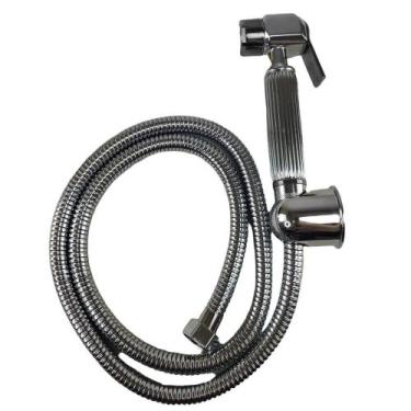Imagem de Ducha Higienica Chuveirinho Lavabo Banheiro Intimo Metal Luxo Suporte 