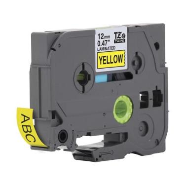 Imagem de Fita Tze631 Rotuladora Compatível 12mm Amarelo - Multilaser