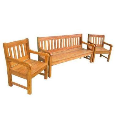 Imagem de Jogo De Bancos Araponga Em Madeira De Demolição - Cód 155 - Barrocarte