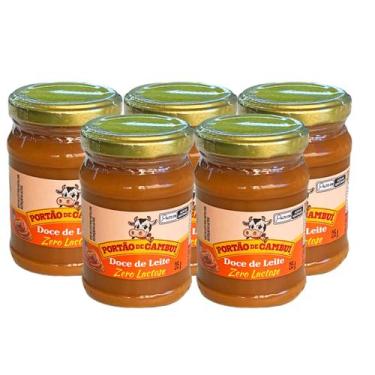 Imagem de Kit c/ 5und Doce de Leite Zero Lactose PORTÃO DO CAMBUI 215g