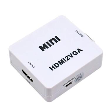 Imagem de Adaptador Conversor HDMI p/ VGA Full HD HDMI2VGA - OEM