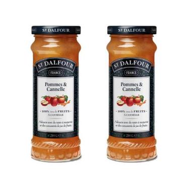 Imagem de Kit 2 Geleia Importada St Dalfour Maça C/ Canela 284 Gramas - St. Dalf