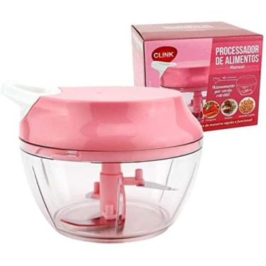 Imagem de Processador de alimentos manual Clink (COR ROSA), Rosa