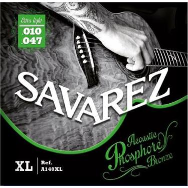 Imagem de Encordoamento savarez a140xl aco 010 folk phosphore bronze violao