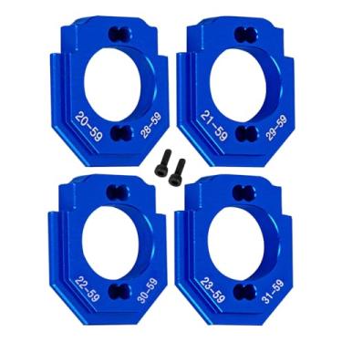 Imagem de RC Aluminium Motor Mount Set Upgrades Part for 1/18 Granite Grom Mega 380 Brushed 4x4 Monster Truck RTR,Motor Heatsink Mount.Navy Blue(Replace:ARA320744)