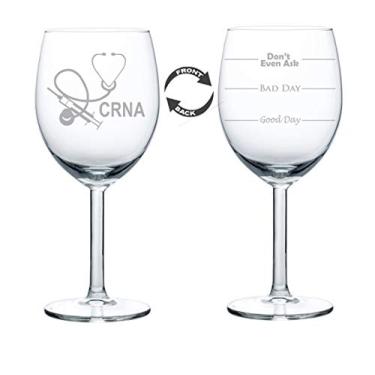 Imagem de Cálice de vinho CRNA de dois lados para anestesiologia anestesiologia para enfermeiros (300 ml)