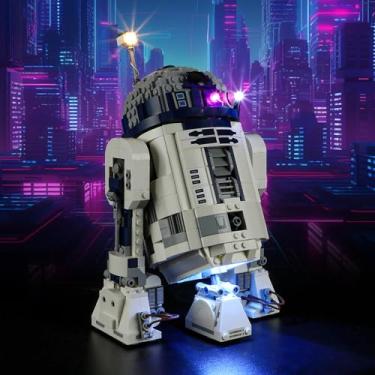 Imagem de Vaodest LED Light for Lego 75379 R2-D2,Design and Configuration Compatible with Model 75379 (LED Light Only, Not Building Block Kit)