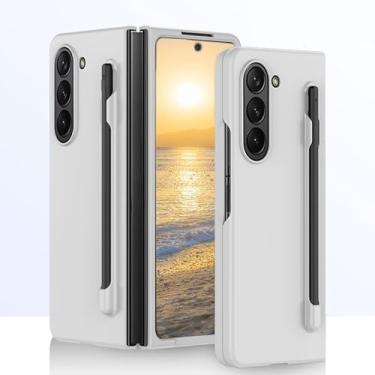 Imagem de HOULEE Capa para Samsung Galaxy Z Fold 6 com S Pen Skin Friendly Z Fold 6 Capa de telefone com suporte para caneta dobrável à prova de choque capa protetora completa PC sem fio para Galaxy Z Fold 6 -