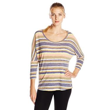 Imagem de Gramicci Blusa feminina borra orgânica, arco-íris, GG